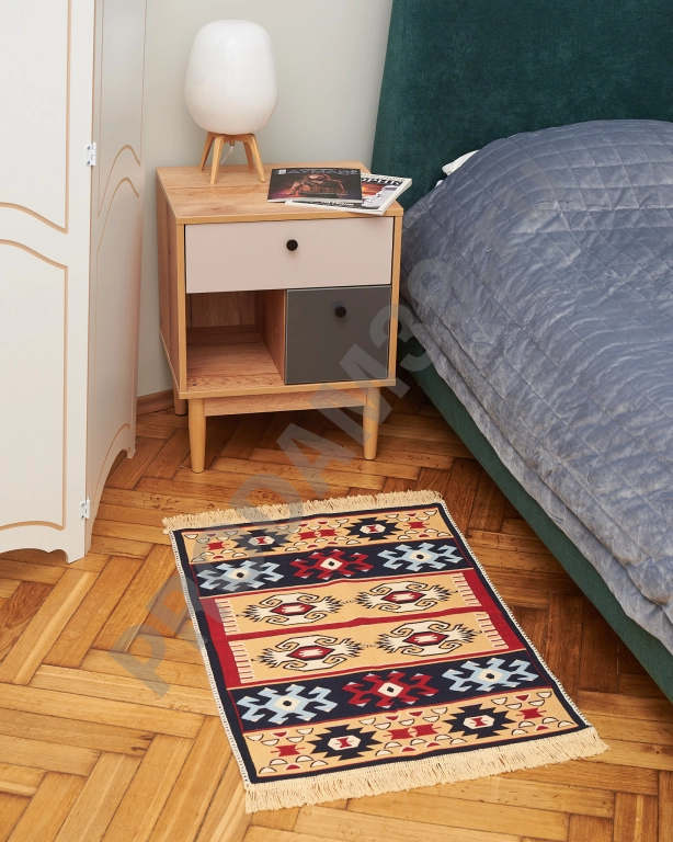 Ковер 60х90 см, натуральный хлопок