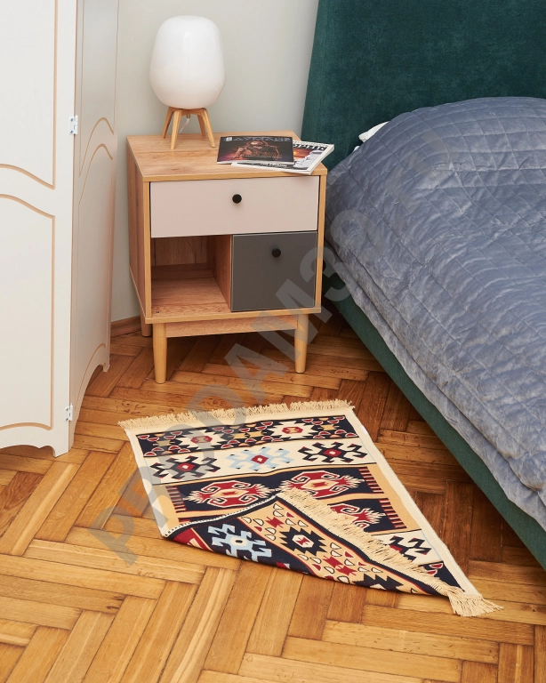 Ковер 60х90 см, натуральный хлопок