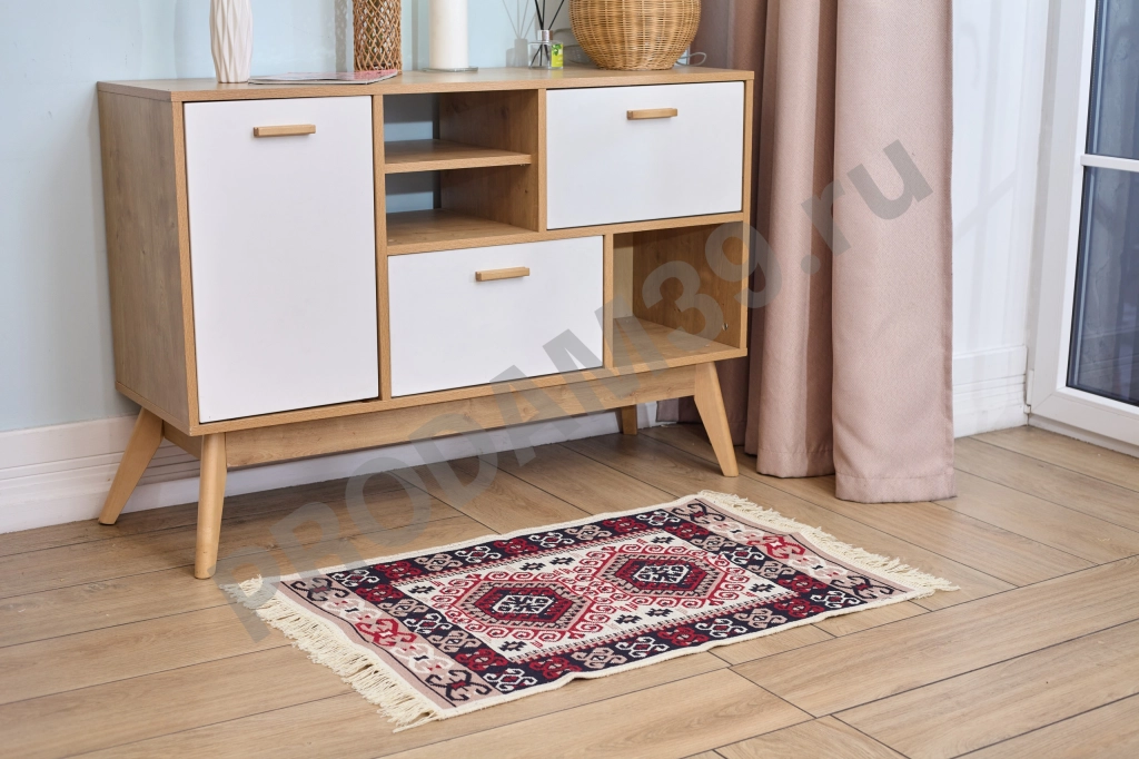 Ковер 60х90 см, натуральный хлопок