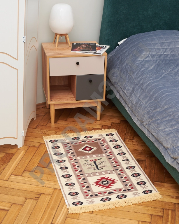 Ковер 60х90 см, натуральный хлопок