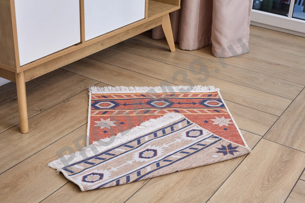 Ковер 60х90 см, натуральный хлопок