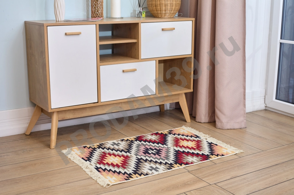 Ковер 60х90 см, натуральный хлопок