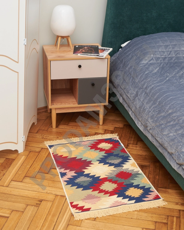 Ковер 60х90 см, натуральный хлопок