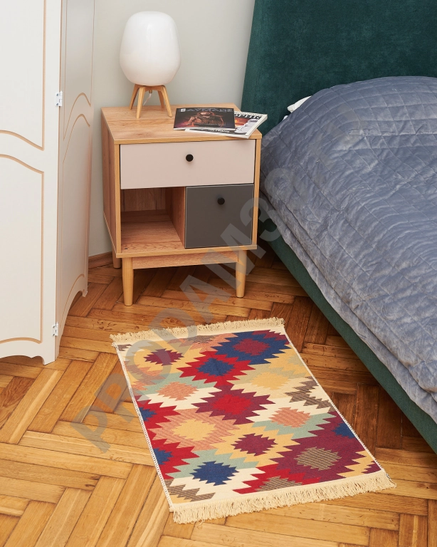 Ковер 60х90 см, натуральный хлопок