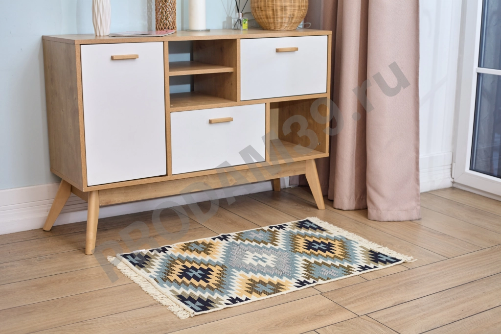 Ковер 60х90 см, натуральный хлопок