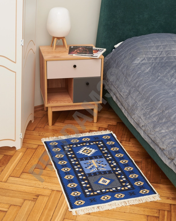 Ковер 60х90 см, натуральный хлопок