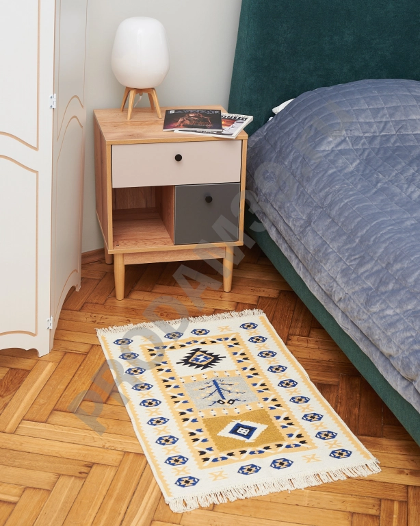 Ковер 60х90 см, натуральный хлопок
