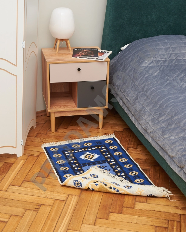 Ковер 60х90 см, натуральный хлопок