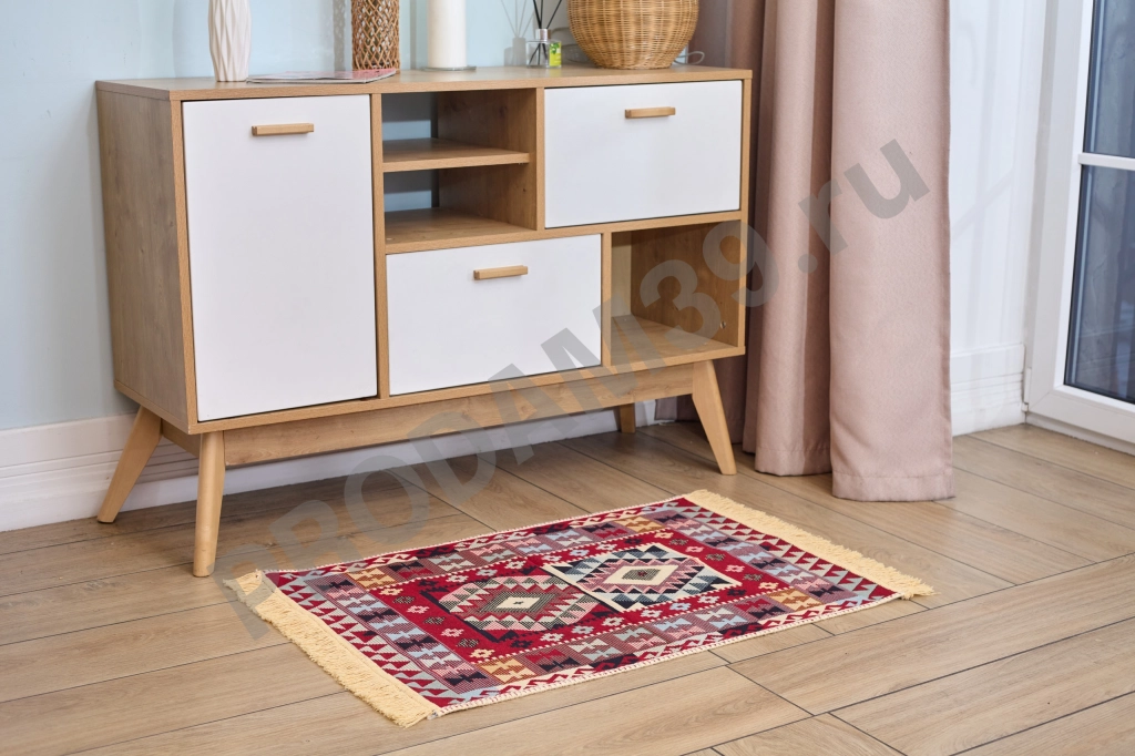 Ковер 60х90 см, натуральный хлопок