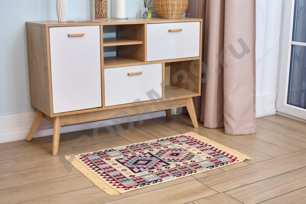 Ковер 60х90 см, натуральный хлопок