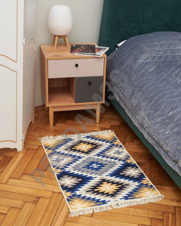 Ковер 60х90 см, натуральный хлопок