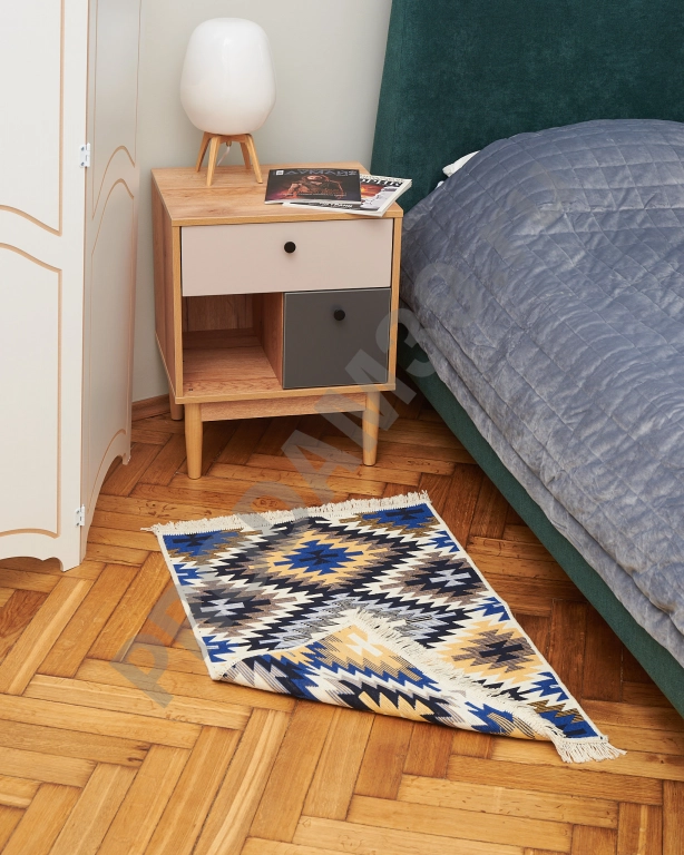 Ковер 60х90 см, натуральный хлопок