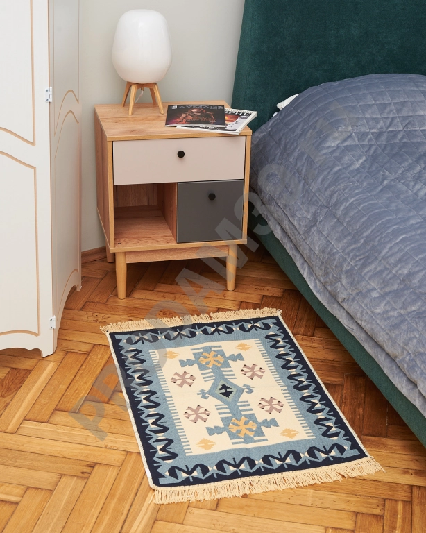 Ковер 60х90 см, натуральный хлопок