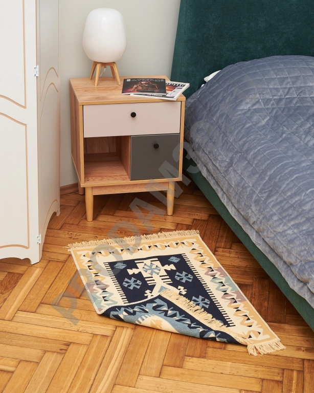 Ковер 60х90 см, натуральный хлопок