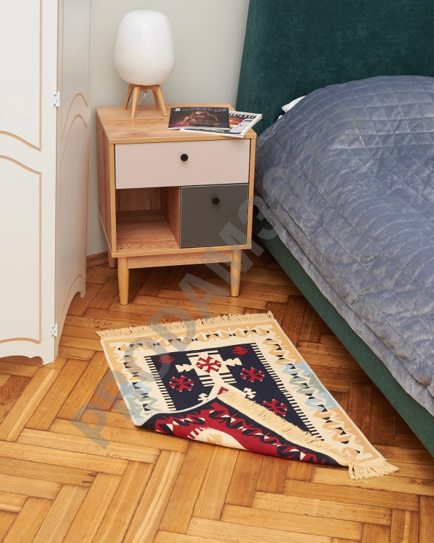 Ковер 60х90 см, натуральный хлопок