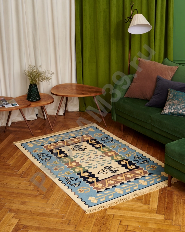 ковер 120х180 см, натуральный хлопок