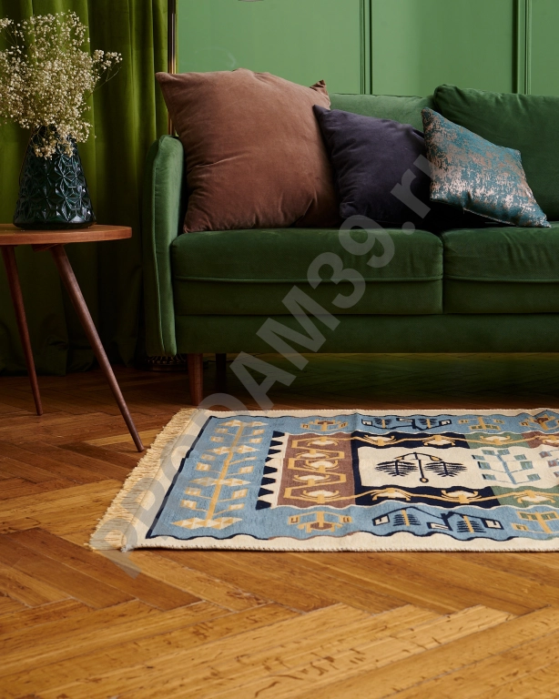 ковер 120х180 см, натуральный хлопок