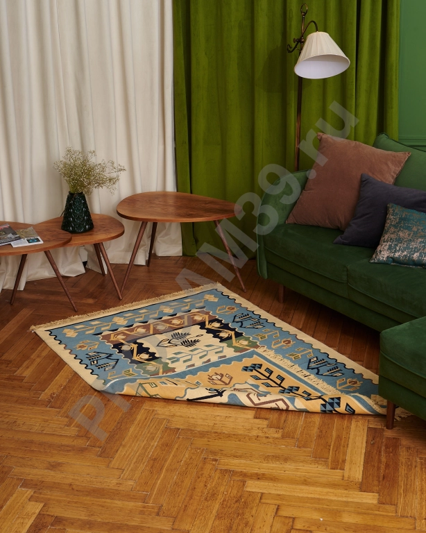 ковер 120х180 см, натуральный хлопок