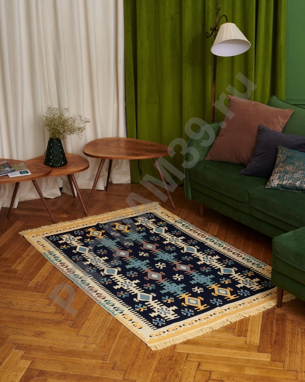 Ковер 120х180 см, натуральный хлопок