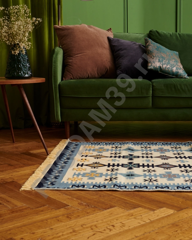 Ковер 120х180 см, натуральный хлопок