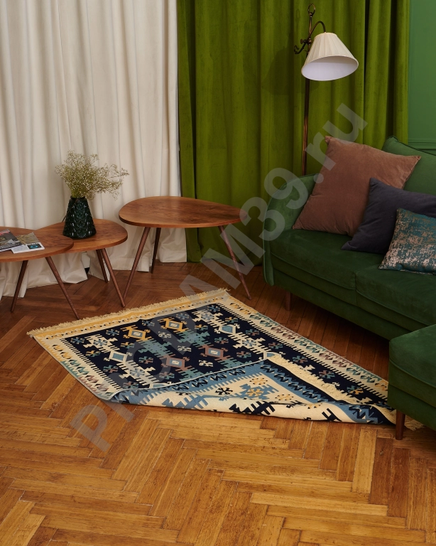 Ковер 120х180 см, натуральный хлопок