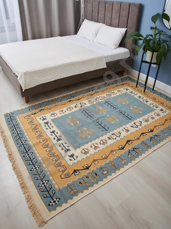 Ковер 160х250 см, натуральный хлопок