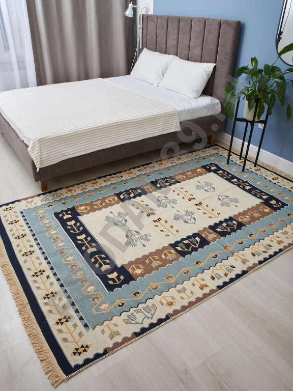 Ковер 160х250 см, натуральный хлопок