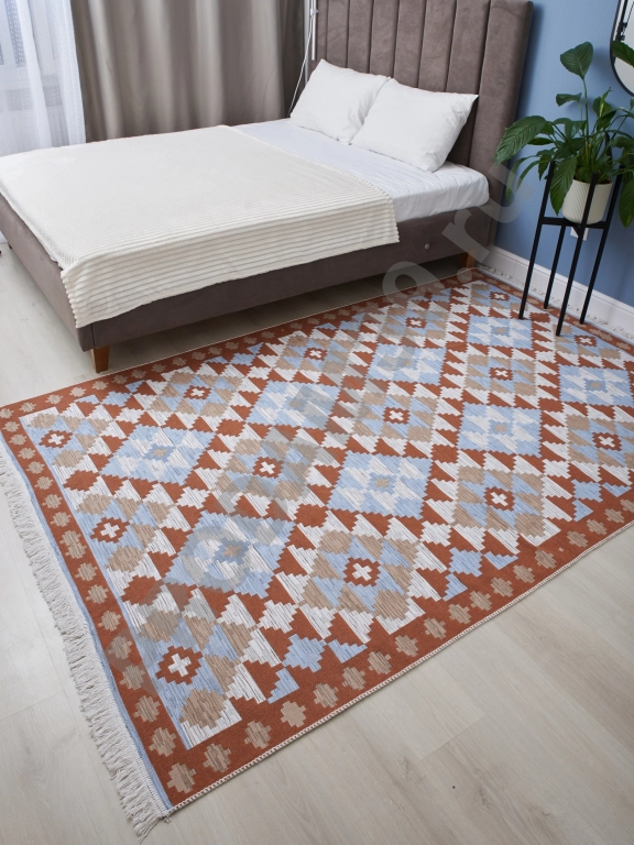 Ковер 160х250 см, натуральный хлопок