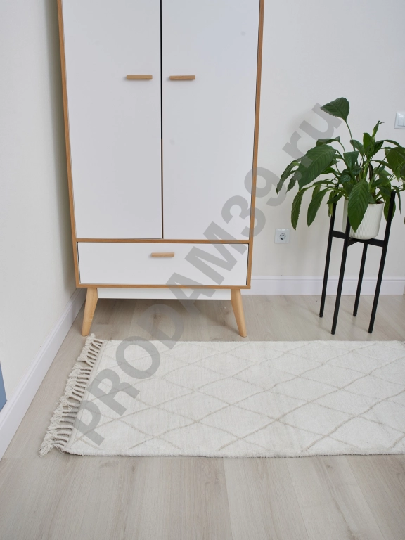 Ковер 80х150 см, натуральный хлопок