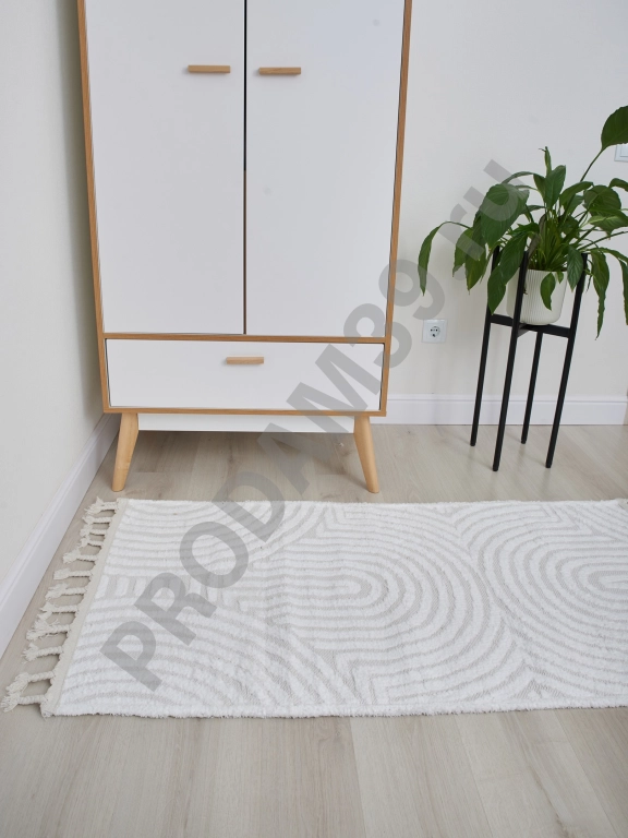 Ковер 80х150 см, натуральный хлопок