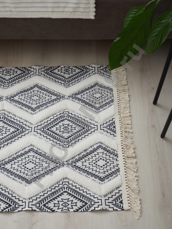 Ковер 80х120 см, натуральный хлопок