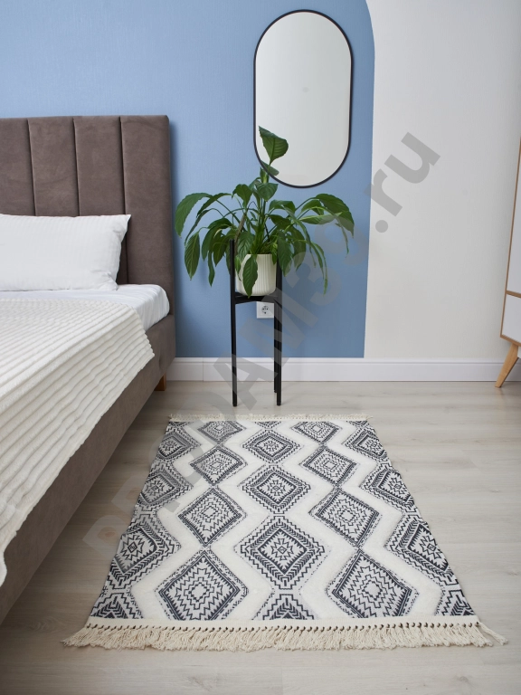 Ковер 80х120 см, натуральный хлопок