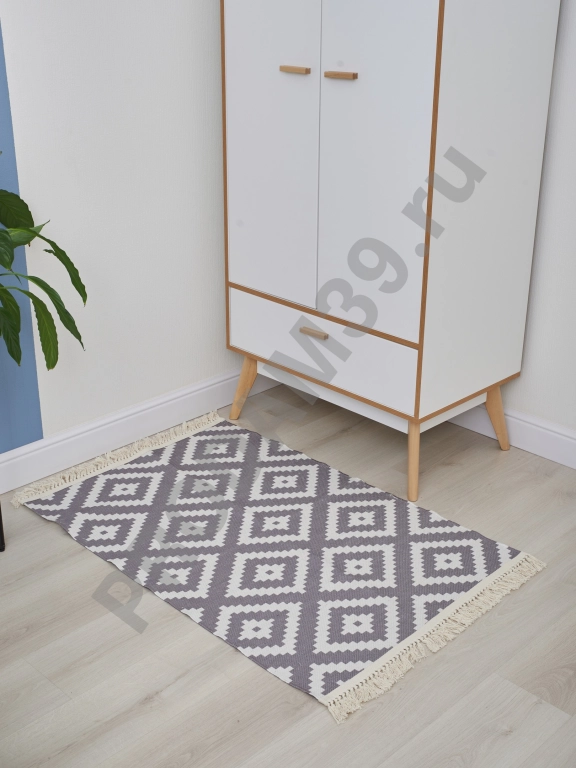Ковер 80х120 см, натуральный хлопок