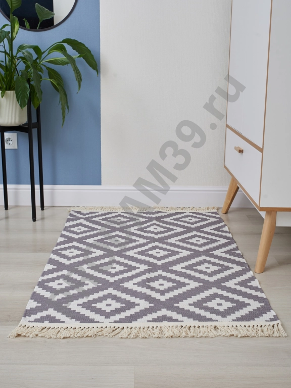 Ковер 80х120 см, натуральный хлопок