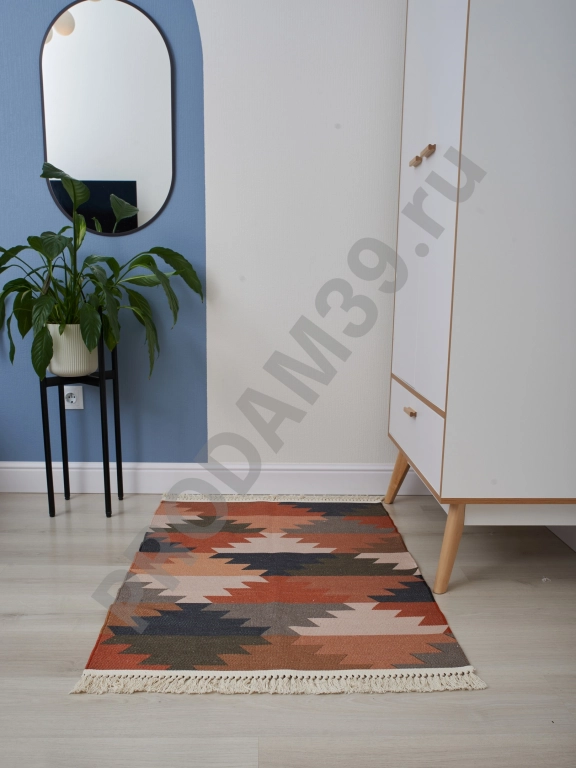 Ковер 80х120 см, натуральный хлопок