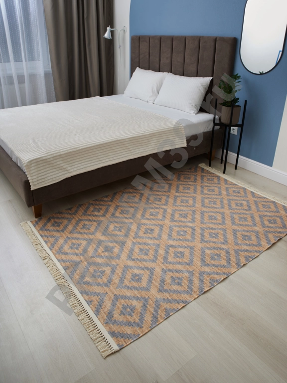 Ковер 120х180 см, натуральный хлопок