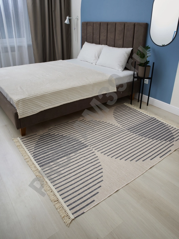 Ковер 120х180 см, натуральный хлопок