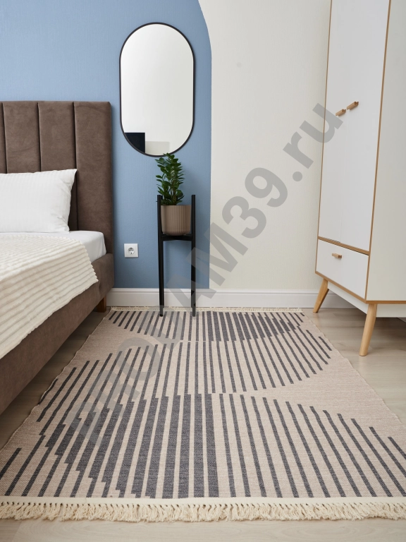 Ковер 120х180 см, натуральный хлопок