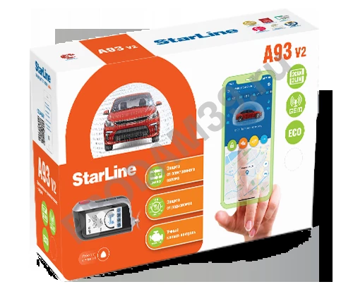 Автомобильный охранно-телематический комплекс StarLine A93 v2 2CAN+2LIN GSM ECO