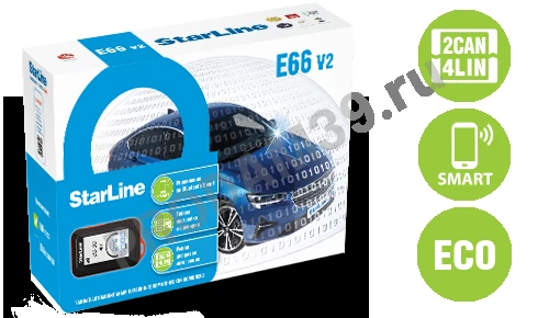 StarLine E66 v2 ECO Охранно-телематический комплекс