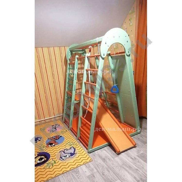 Детский спортивный комплекс Супер Чемпион 170см со скалодромом и площадкой