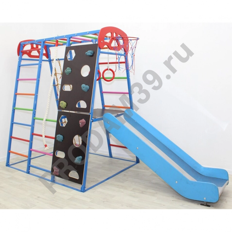 Детский спортивный комплекс Элефант с горкой Нержавейка