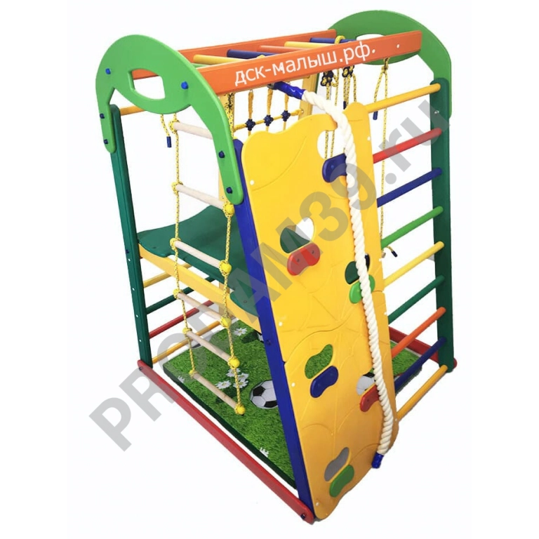 Детский спортивный комплекс-2 со скалодромом и площадкой