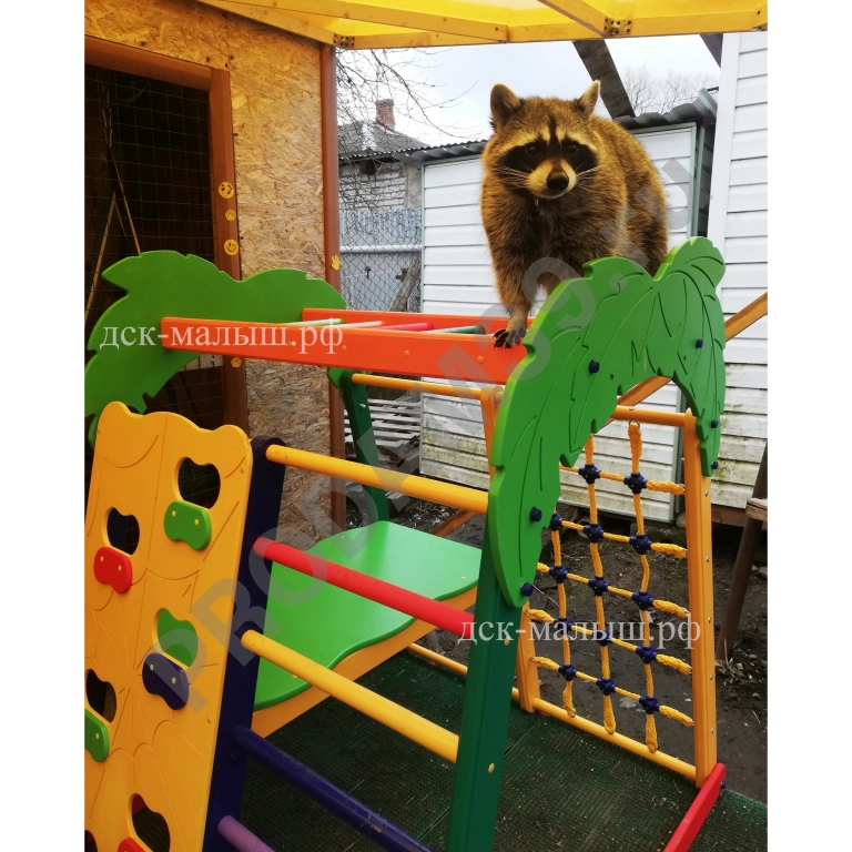 Детский спортивный комплекс-2 со скалодромом и площадкой