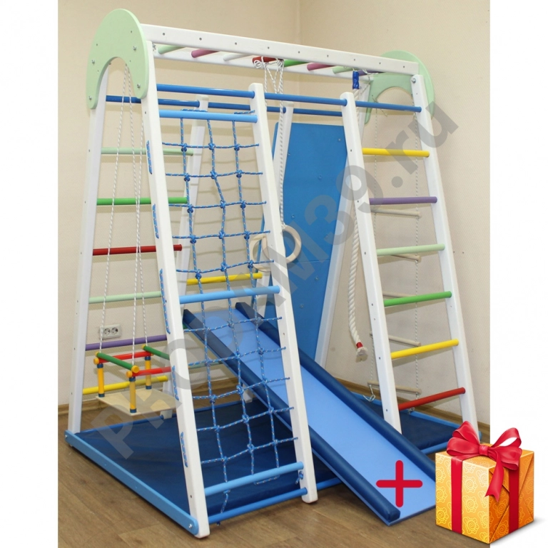 Детский спортивный комплекс Супер Чемпион 170 см со скалодромом