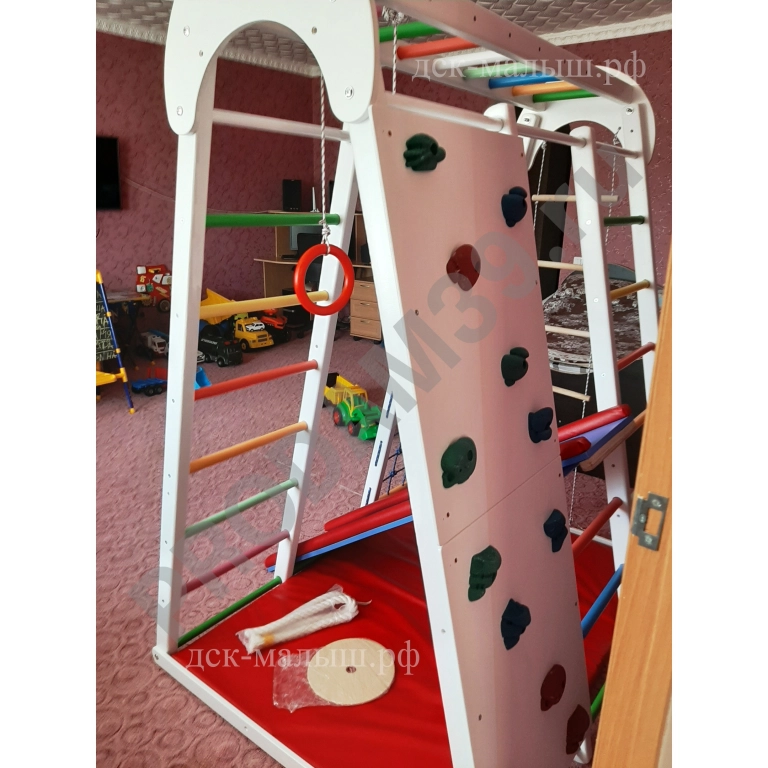 Детский спортивный комплекс Супер Чемпион 170 см со скалодромом