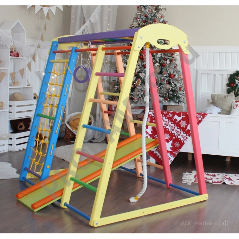 Детский спортивный комплекс 6цветик 150 см