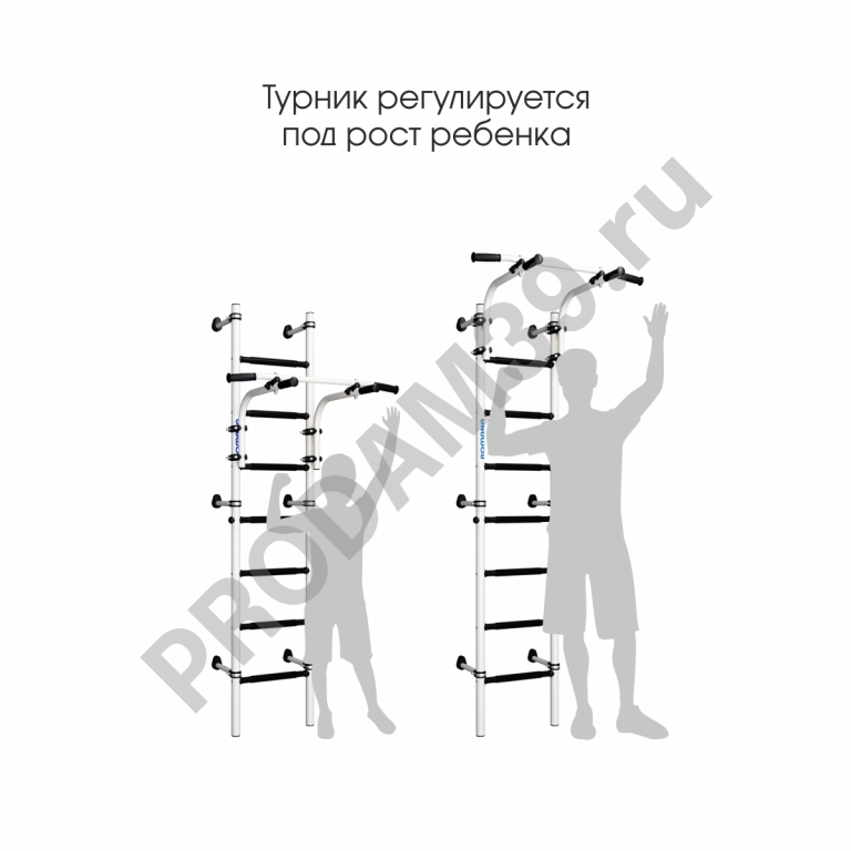 Детский спортивный комплекс пристенный ROMANA S9