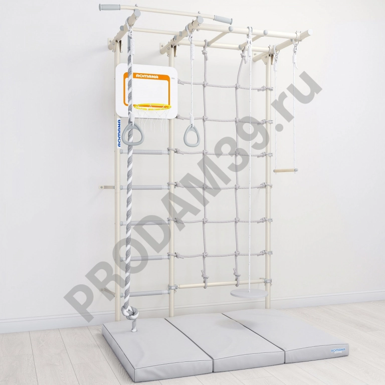 Детский спортивный комплекс пристенный ROMANA S7 PRO (Комплект №8)