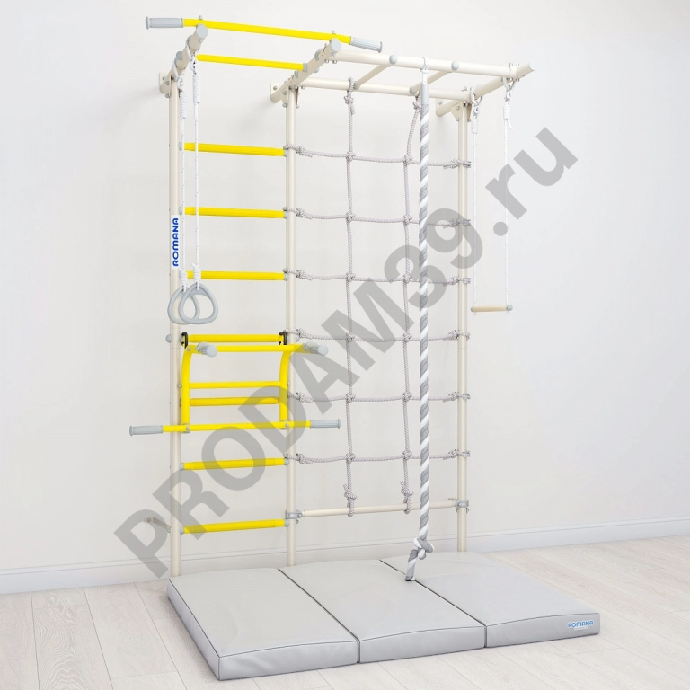 Детский спортивный комплекс пристенный ROMANA S1 PRO (Комплект №10)